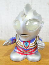 ◎ジャンク 当時もの RUNA ウルトラマンシリーズ ビッグ ソフビ貯金箱 ウルトラマンティガ サウンドビッグマネーバンク 約33cm ＠100(3)_画像2