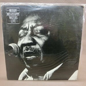 【YF-0387】LP レコード Muddy Waters Muddy Mississippi Waters Live 1979 現状品【千円市場】の画像1