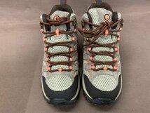 【YT-0220】MERRELL メレル トレッキングシューズ J06058 サイズ EUR36 23cm レディース グレー系 撥水 ウォータープルーフ【千円市場】_画像2