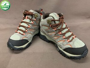 【YT-0220】MERRELL メレル トレッキングシューズ J06058 サイズ EUR36 23cm レディース グレー系 撥水 ウォータープルーフ【千円市場】