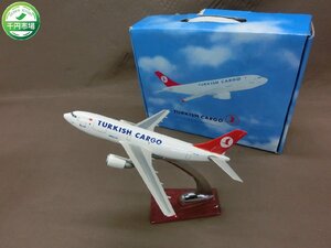 【YF-0781】TURKISH AIRLINES トルコ航空 モデルプレーン エアバス AIRBUS TC-JCV 機体全長約24.5cm 現状品【千円市場】