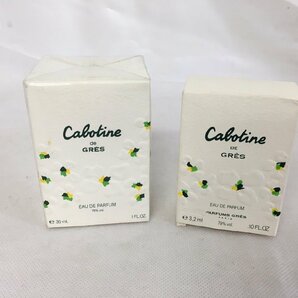 【D-1651】未開封 Cabotine de GRES グレ カボティーヌ オードパルファム 30ｍl 3.2ml 香水 2点 フレグランス【千円市場】の画像1