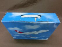 【YF-0781】TURKISH AIRLINES トルコ航空 モデルプレーン エアバス AIRBUS TC-JCV 機体全長約24.5cm 現状品【千円市場】_画像7