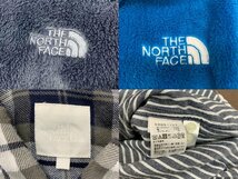 【N-5892】THE NORTH FACE フリース ジャケット シャツ 3着 セット まとめ 古着 カジュアル sizeL ノースフェイス 現状品【千円市場】_画像9