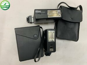 【WB-0105】ニコン Nikon SPEEDLIGHT SB-15 フラッシュ/ストロボ スピードライト/サンパック Sunpak auto120 2点 セット【千円市場】