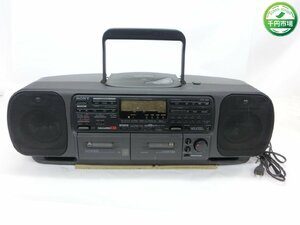 【NB-2918】SONY ソニー CD RADIO CASSETTE CORDER CFD-500 CDラジカセ AM FM 通電確認済 現状品【千円市場】