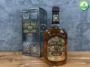 【NB-2943】未開栓 CHIVAS REGAL シーバス リーガル 12年 プレミアム スコッチ ウイスキー 1L 40％ 洋酒 古酒 箱付き【千円市場】