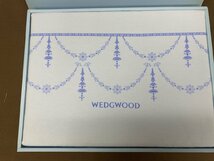 【O-6301】未使用 WEDGWOOD ウェッジウッド 綿毛布 ソフトコットンシーツ WW0560 WW7580 青 ブルー系 2点セット まとめ【千円市場】_画像3