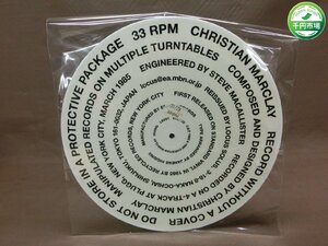【YR-0227】希少 レア LP Christian Marclay/Record Without A Cover レコード クリスチャン マークレー 現状品【千円市場】
