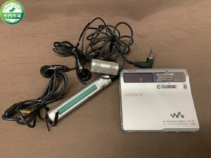 【N-5934】SONY MZ-N10 MD WALKMAN シルバー ウォークマン ソニー RM-MC12ELK AIWA STEREO セット まとめ 現状品【千円市場】