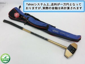 【Y-9728】HATACHI グランドゴルフクラブ HARD FACE CLUB ケース ボール 現状品【千円市場】