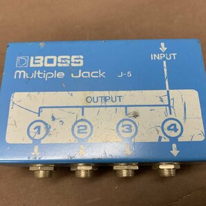 【N2-1339】BOSS ボス マルチプルジャック J-5 Multiple Jack 動作未確認 現状品【千円市場】の画像1