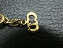【WL-0113】Christian Dior クリスチャンディオール ロゴ ハート ネックレス アクセサリー レディース 全長約46ｃｍ【千円市場】_画像6