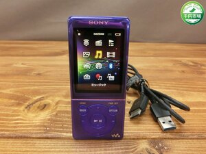 【WL-0189】NW-S774 SONY ウォークマン パープル系 Bluetooth 8GB 通電確認済 ポータブルプレーヤー 現状品【千円市場】