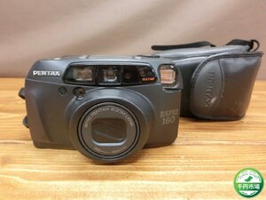 【O-6320】PENTAX ペンタックス ESPIO 160 フィルムカメラ SMC PENTAX ZOOM LENS 38mm-160mm 通電確認済 現状品【千円市場】