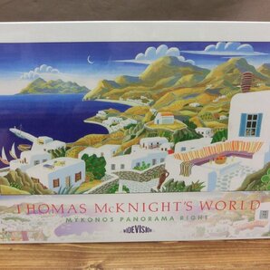 【O-6341】未開封 未使用 THOMAS McKNIGHT'S WORLD ミコノス パノラマライト ジグソーパズル 1000 ピース【千円市場】の画像1