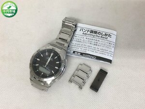 【O-10735】CASIO WAVE CEPTOR カシオ ウェーブセプター WVA-M640 電波 タフソーラー 現状品【千円市場】