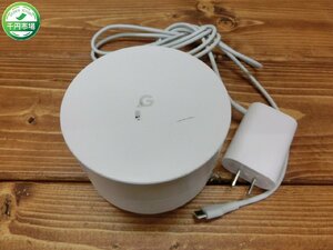 【YF-0851】Google Wi-Fi ステーション AC-1304 通電のみ確認済 無線ルーター 白 white グーグル現状品【千円市場】