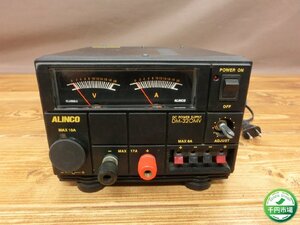 【WL-0175】DM-32OMV ALINCO アルインコ 安定化電源 アマチュア無線 DC POWER SUPPLY 通電のみ 現状品【千円市場】