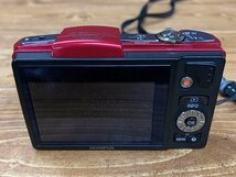 【O-6353】オリンパス OLYMPUS SZ-20 コンパクトカメラ デジカメ デジタルカメラ 赤系 レッド系 3D バッテリー付 現状品_画像2