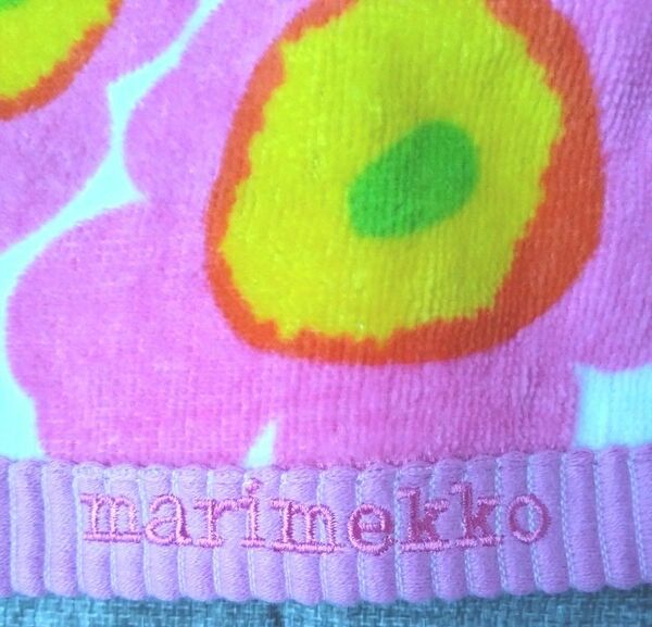 マリメッコ ハンドタオル ピンク系 新品 未使用 marimekko