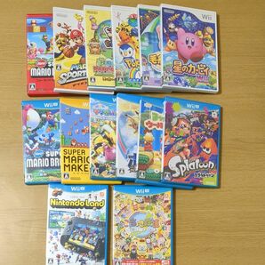 Nintendo Wii WiiU ソフト まとめ売り 14本