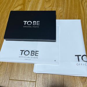 TOBE オリジナルフォトケース　空箱　おまけ付　TOBEオリジナルショッパー大　小　値下げしました。