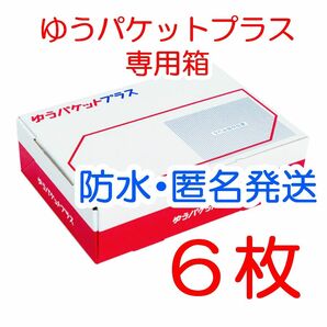 6枚 匿名配送 ゆうパケットプラス専用箱 梱包資材