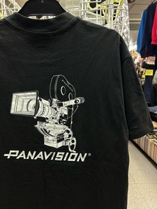 USA製 Panavision パナビジョン Tシャツ 映写機 フィルムカメラ 半袖 黒 L