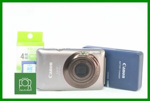 【同梱歓迎】実用■到着後即使える■Canon IXY DIGITAL 220 IS■バッテリー・チャージャー・4GB SDカード付き■AB1072