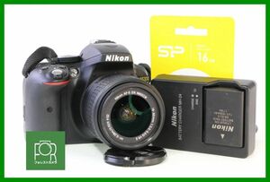 【動作保証・点検済】良品■Nikon D5300+18-55mm VR II■ショット数わずか3952回■バッテリー・チャージャー・16GB SDカード付き■AC387