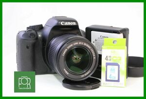 良品■到着後即使える■Canon EOS KISS X4 ボディ+EF-S 18-55mm F3.5-5.6 IS■バッテリー・チャージャー・4GB SDカード付き■AC476