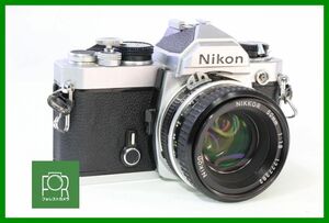 【同梱歓迎】実用■ニコン Nikon FM+AI 50mm F1.8■シャッター全速・露出計完動■AH186