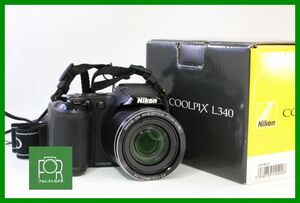 【同梱歓迎】【動作保証・点検済】良品■到着後即使える■Nikon COOLPIX L340■単三電池対応■電池・4GB SDカード・箱付き■AH204