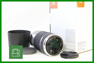 【同梱歓迎】【動作保証・点検済】良品■SONY E 55-210mm F4.5-6.3 OSS■箱付き■■AH463