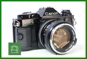 【動作保証・点検済】良品■キヤノン Canon AE-1 PROGRAM+FD 50mm F1.4■シャッター全速・露出計・絞り完動・鳴きなし・割れなし■AM53