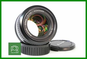 【同梱歓迎】【動作保証・点検済】良品■ニコン Nikon Ai NIKKOR 50mm F1.4■JJ497