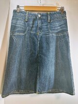 良品 ペーパーデニムアンドクロス Paperdenim&cloth デニムスカート 25_画像1