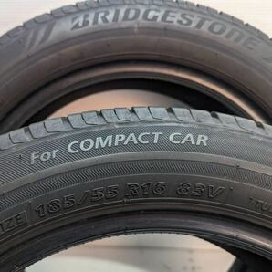 BRIDGESTONE ■ ECOPIA NH100C■185/55R16 83V■2021年製 ■2本セット ■バリ山－8分山 ■185-55-16■ブリヂストン (RM-09)の画像4