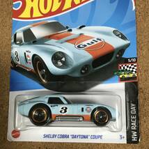 (9_122G) SHELBY COBRA "DAYTONA" COUPE, GULF, ガルフ , ベーシックカー【ホットウィール】_画像1