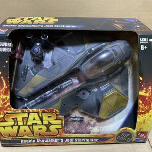 AMT ERTL イータ2 ジェダイスターファイター ダイキャスト模型 アナキン機&オビワン機セットSTAR WARS スターウォーズの画像1