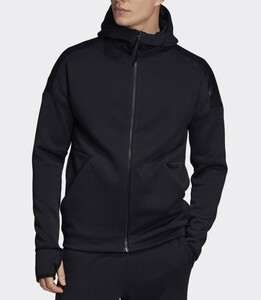 ◆定価\14,300◆adidas アディダス 最高峰 Z.N.E. HOODIE Fast Release ／フーディー ファストリリース【 O size】【ブラック】