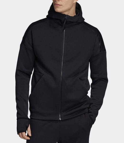 ◆定価\14,300◆adidas アディダス 最高峰 Z.N.E. HOODIE Fast Release ／フーディー ファストリリース【 O size】【ブラック】