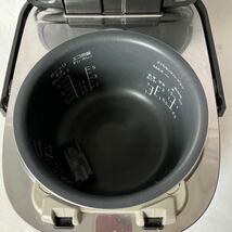 ▽【500円スタート】Panasonic 可変圧力IHジャー炊飯器 SR-MPA100 ブラック 2021年製 取扱説明書付き 稼動品_画像4