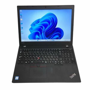 【訳あり】Lenovo ThinkPad L590 第8世代 Core i5 8265U 1.6GHz 4GB HDD 500GB Bluetooth カメラ Windows11Pro ノートパソコン I214
