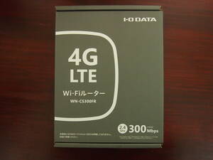 I-O DATA WN-CS300FR SIMフリー 4G(LTE) WI-FI ルーター 楽天UN-LIMITⅦ設定済