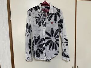 DESIGUAL 長袖 シャツ 花柄　サイズS