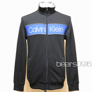 新品アメリカ購入 CALVIN KLEIN カルバンクライン トラックジャケット ジャージ黒S