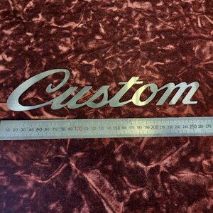 【限定セール】Custom　エンブレム　デコトラ　スーパーグレート　ファイター　キャンター　FUSO　当時物　昭和　ふそう　ステンレス製　