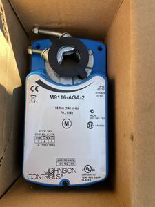 D29。JOHNSON CONTROLS M9116-AGA-2フローティングアクチュエータ140トルク。新品同様。未使用.